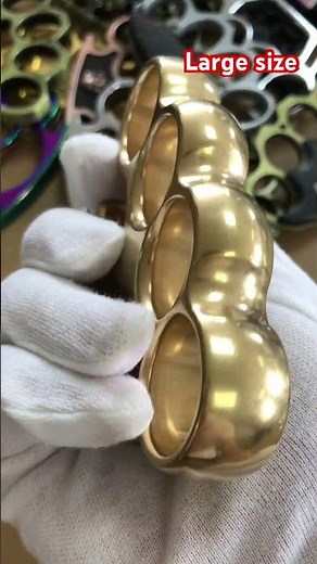 Ancient style large size brass knuckle duster #knuckles