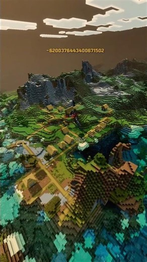 BEAUTIFUL VILLAGE SEED 🏔️ | Minecraft Bedrock 26 #minecraft