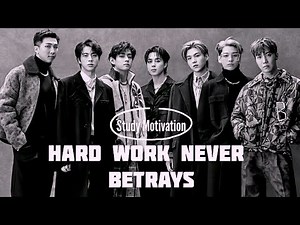 Hard Work Never Betrays🔥||Study Motivation from BTS 💜