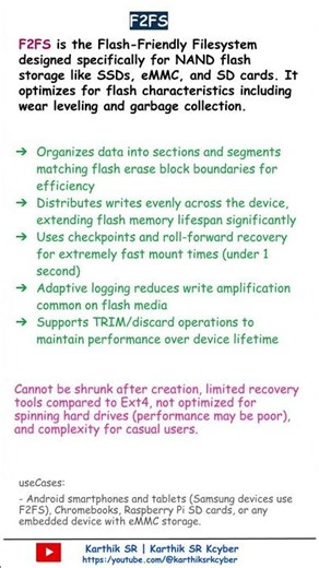 F2FS | Info Bytes | File System | Data Managment | Karthik SR #devops #karthik