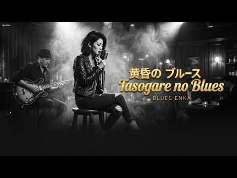 黄昏のブルース Tasogare no Blues - 昭和BLUES演歌 | 心を揺さぶるギターと哀愁のハスキーボイス (女性ボーカル) 🎸煙✨