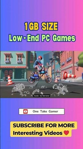 Best Offline 1Gb Size PC Games || #1gbpcgames #bestpcgames #pcgames #shorts #onetakegamer