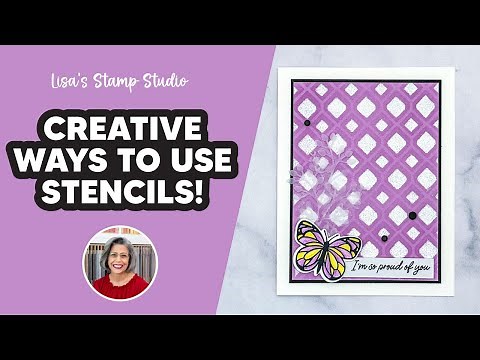 How to Use Stencils in Creative Ways for DIY Card Making