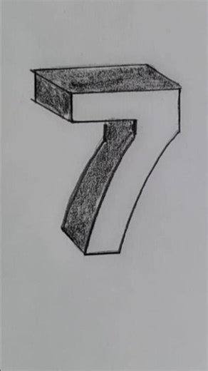 Try this 3D art , easy & simple #3d #art #sketch