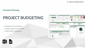 Project Budgeting Template
