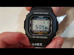 【gショック】 DW5600 時刻合わせ （実機レビュー）