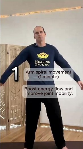 3-Minute Qigong Basic Spiral Movements