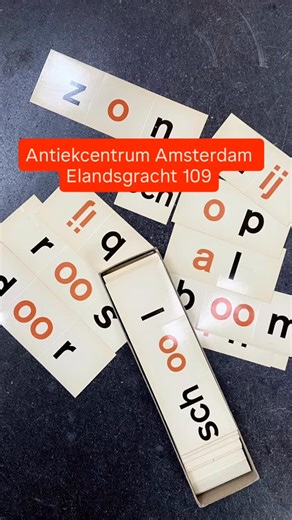 Sunday Funday! Learn your A B C’s at the Antiques Centre Amsterdam today. The old-fashioned way! Today we open at 11:00 and close at 17:00 (that’s 5 PM) What don’t you stop on by today to browse the many interesting and beautiful things we have in store for you. See you soon?!😊 #antiekcentrumamsterdam 📍Elandsgracht 109 👋 | Antiekcentrum Amsterdam