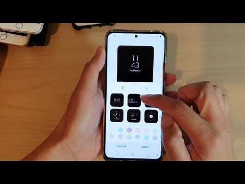 Galaxy S21/Ultra/Plus: How to Set Always On Display Clock Style to Digital or Analogue