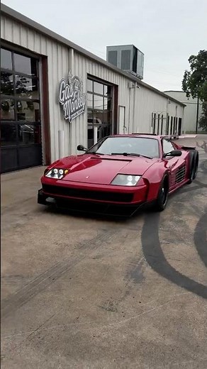 6x6 Supercharged LT4 Powered Ferrari 🤯 #F6 #SuperCar #Ferraritestarossa | Gas Monkey Garage
