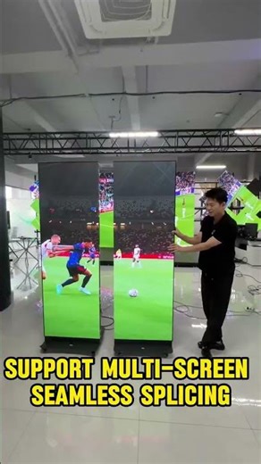 Indoor Foldable LED Poster Screen P1.86 #digitaladvertising #digitaldisplay