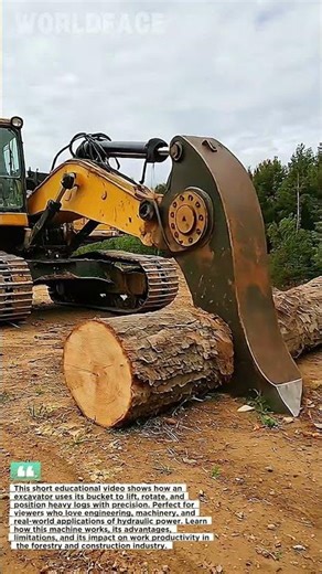 Excavator Precision: How Heavy Machines Move Logs Safely