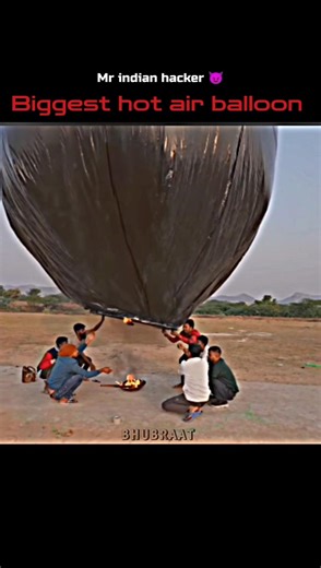 Biggest hot air balloon 🎈// mr indian hacker 😈 // #mrindiahacker #storts