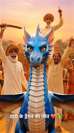 दादी के 2 जादुई ड्रैगन की पूरी कहानी 🐉💎 जादूगरनी से बदला | Full Story #Shorts