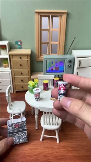 迷你厨房最小霸王茶姬 #迷你厨房 #迷你食玩 #微缩食玩