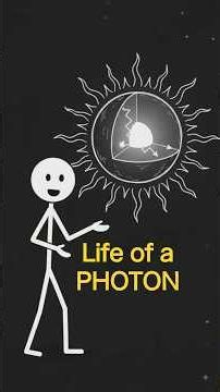The Life of a Photon ☀️⚡ From the Sun to Infinity #shorts