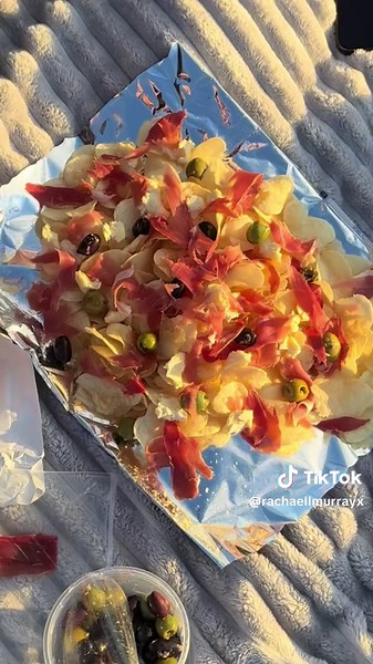 Perfect Date Night Cheese & Olive Chip Platter Ideas