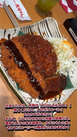 【東京駅グルメ】名古屋名物「矢場とん」のわらじとんかつがデカすぎた！味噌カツ最高🔥