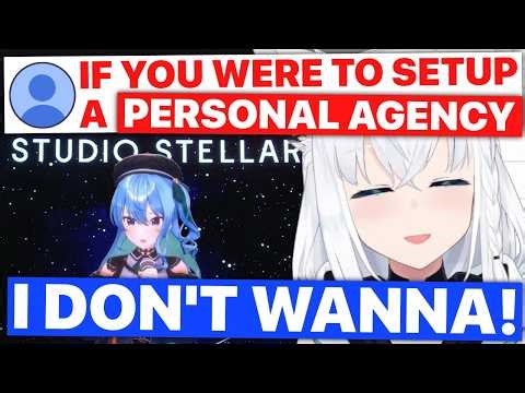 Fubuki Doesn't Want A Personal Agency Like Suisei (Shirakami Fubuki / Hololive) [Eng Subs]