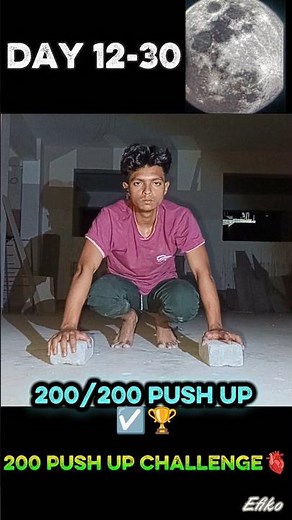 ✅ Day 12 💪 200 Push-Ups Everyday #PushUpChallenge #Shorts | PushWarrior200