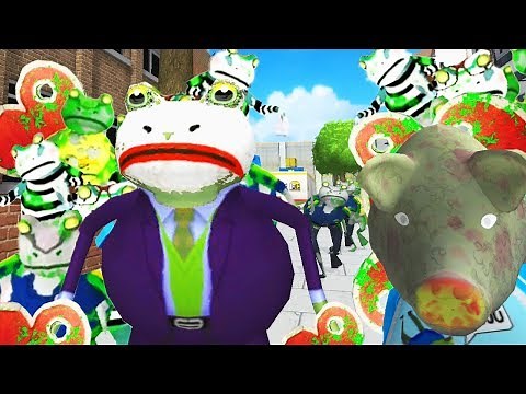 LA RANA JOKER INFECTA LA CIUDAD DE ZOMBIES | AMAZING FROG