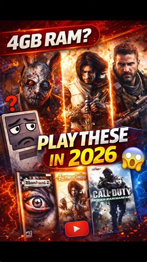Best Games for 4GB RAM PC (2026) | Low End PC #lowendpc #lowendpcgames #pcgaming #shortsgaming