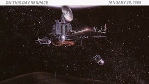 On January 29, 1989, a Soviet #space probe named #Phobos2 arrived in #orbit around #Mars