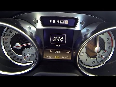 Mercedes SL 500 AMG Acceleration 0-100 0-200 Sound