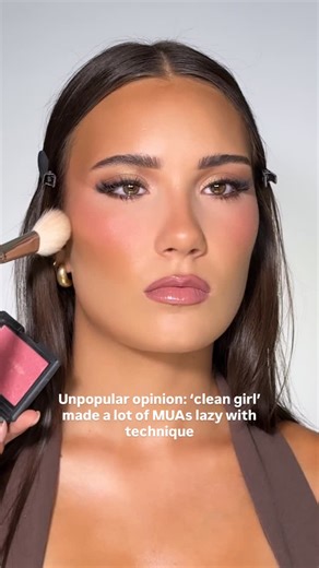 Kat Desouza on Instagram: "And before you get defensive, read this 👀 • Sheer makeup still needs precision If there’s no correction, structure, or intentional placement… it’s not minimal, it’s unfinished. • Trends became a crutch When every face gets the same glow + blush placement, you stop seeing bone structure, skin types, and balance. • Clients notice what Instagram doesn’t Longevity, symmetry, and how makeup wears in real life will always matter more than what looks soft on camera. Clean is