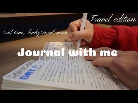 real journaling sessions 07 | travel journaling on a cruise ship! ✨