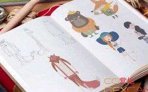 AI矢量卡通角色制作教程 Udemy – Fundamentals Of Character Design