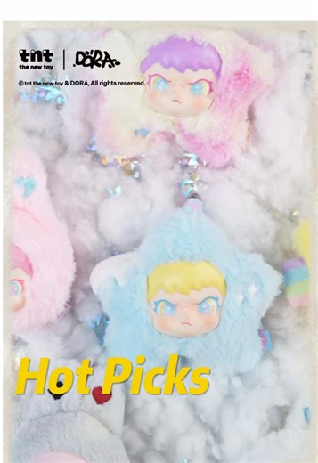 No need to shine for anyone else ✨ This little star, keeps your own rhythm 🌟 DORA Moonlit Starlight Series Vinyl & Plush Keychain Blind Box #TNT #thenewtoy #tntspacedora #TNTworld #toycollection