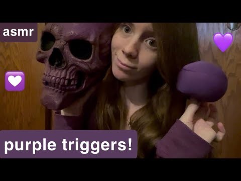 asmr purple triggers! 🔮😈 lofi color theme 💜
