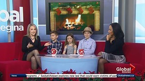 Meryk, Coco and Kingston are this month’s Colour the Weather winners! Keep sending in your weather masterpieces to win a pool party for you and your friends. https://goo.gl/Cb9E32 | Global Regina