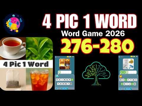 4 PIC 1 WORD Word Game 2026 level 276 277 278 279 280