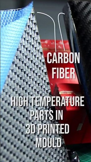 3D Printed Molds To 120°C With Carbon Fiber PART2 #Carbonfiber #3Dprinting