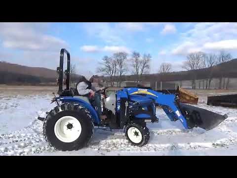 2011 New Holland Boomer 30 Compact Tractor Loader 4x4 3 Point Hitch For Sale
