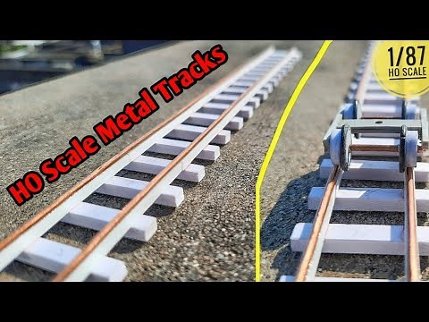 How to make Train tracks | Model train tracks | Ho scale train model | 16.5 mm Gauge