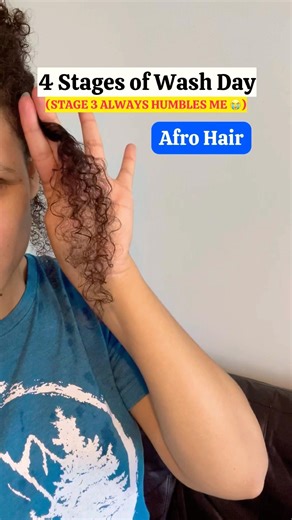 Wash Day On 3c/4a Hair #shorts