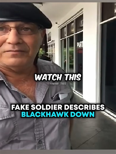 Fake Soldier Describes Blackhawk Down 🧐😬 | Black Hawk Down