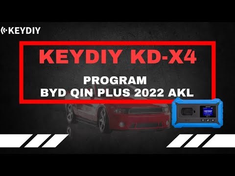 How to use KEYDIY KD-X4 Program BYD Qin PLUS 2022 Year All Key Lost