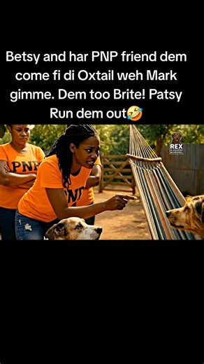 Betsy bring har PNP friends dem fi tek mi Oxtail. A lucky ting Patsy did deh home fi run dem outa har yard. #rexdicountrymungrel #comedyreels #jamaica #politics #jamaicajamaica #comedy #comedyshow #jamaicadog #bigfootvlog #rexthedog | Country Mungrel TV