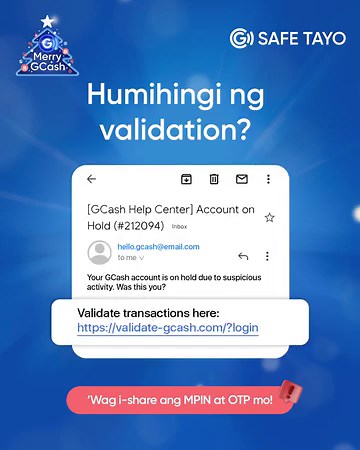 393 reactions · 43 shares | Ang needy na ng scammers ngayon, nanghihingi na rin ng validation.  GCash will never send links via e-mail, kaya Phishing Scam ‘yan❗ #GSafeTayo #KayaMo #iGCashMo | GCash | Facebook