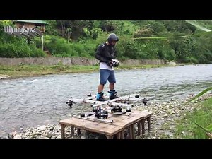 Manned drone multicopter flying Hoverboard Fun Fly