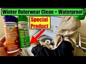 How To Clean and Waterproof Winter Outerwear Nikiwax Tech Wash and TX.Direct Review