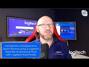 Zoom Companion Whiteboard with Logitech and Samsung