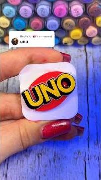 UNO logo Printed & Painted #logo #logodesign