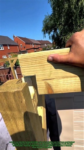 The Hidden Notch Trick That Makes Fence Rails Stronger! 🔥