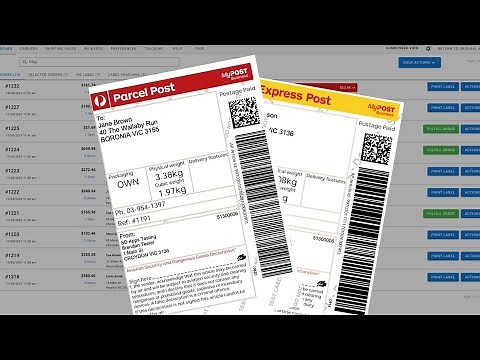Australia Post Shipping Labels for Shopify - App Demo