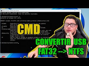 Convert Fat32 USB to NTFS Format with CMD Without Formatting to Copy Files Larger than 4GB